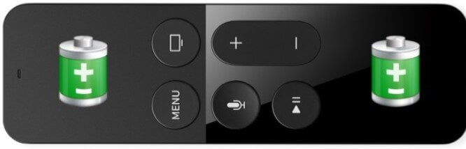 Replace batteries to fix apple tv remote not working