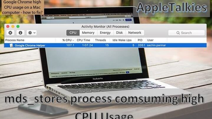Apple Talkies provide solution to mds_process consuming high cpu usage