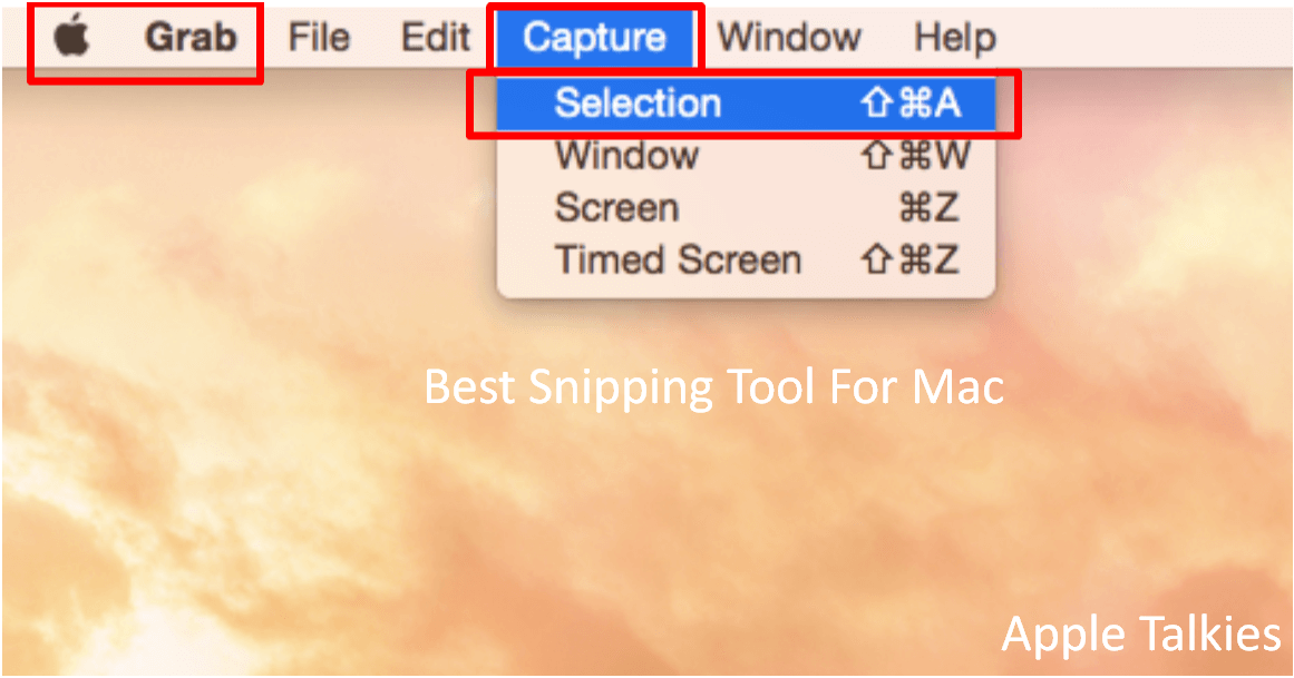 snipping tool for apple mac