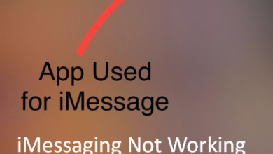 iMessage Not Working